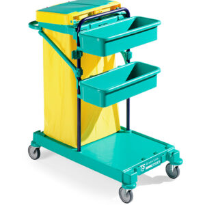RUEDA 150MM EXTERIOR C/FRENO CARRO GREEN
