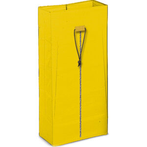 SACO AMARILLO 120 LTS. CON CREMALLERA