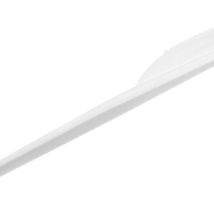 CUCHILLO PLASTICO PS BLANCO P100