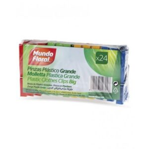 PINZAS PLASTICO ROPA 24 unds