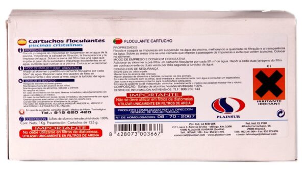 FLOCULANTE CARTUCHO 1 KG.