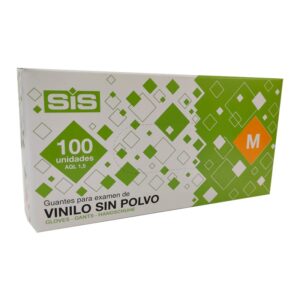 GUANTE VINILO ECO SIN POLVO T/M
