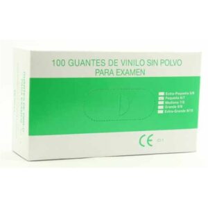 GUANTE VINILO ECO SIN POLVO T/G