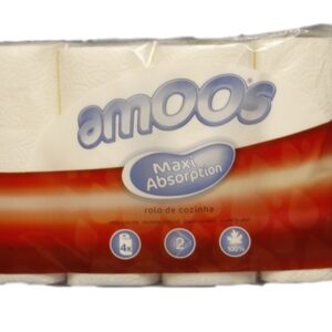 PAPEL COCINA AMOOS 4 ROLLOS 2/C 4R C12