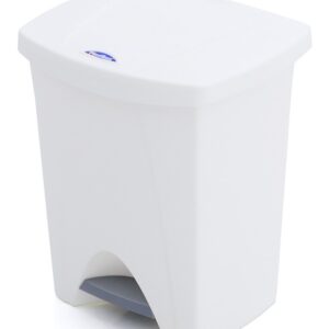 PAPELERA PEDAL 25 lts BLANCO