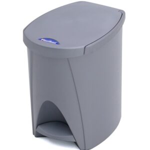 PAPELERA PEDAL 7 lts GRIS