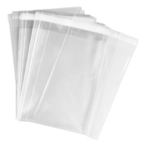 BOLSA TRANSP. PP. CON SOLAPA ADHES. 35X45 100UN