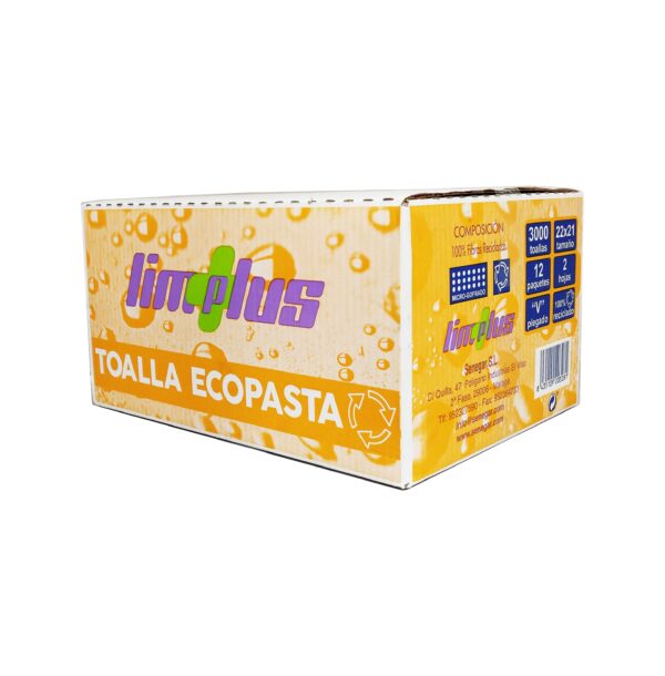 TOALLETA Z ECO PASTA 250 UND LIMPLUS. - Imagen 2