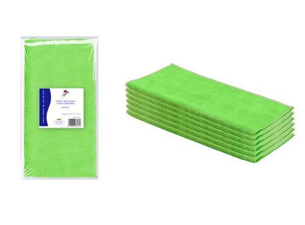 BAYETA MICROFIBRA VERDE (LOTE 6 UNDS)