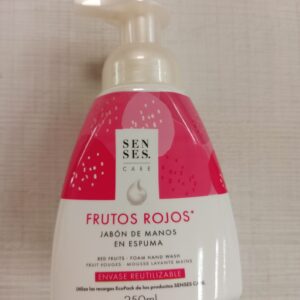 JABON DE MANOS EN ESPUMA FRUTOS ROJOS 250ML