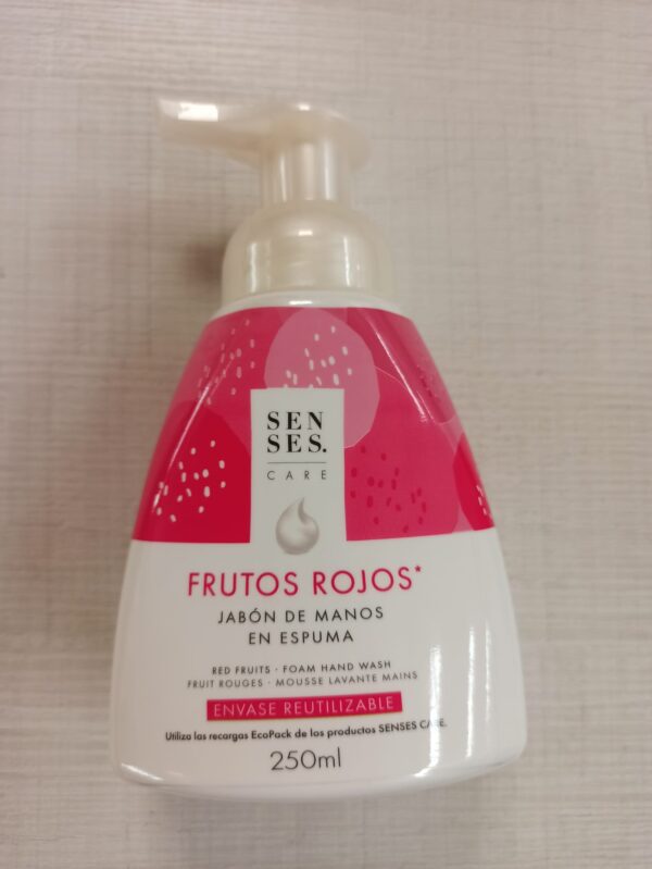 JABON DE MANOS EN ESPUMA FRUTOS ROJOS 250ML