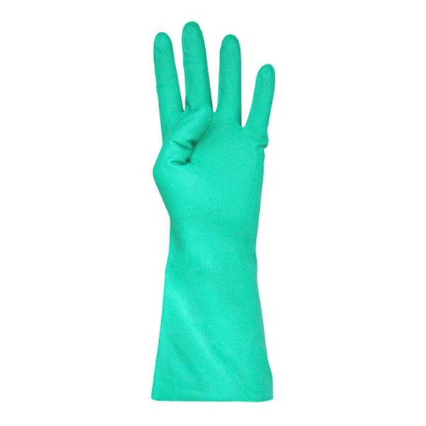 GUANTE NITRILO LIMPIEZA EXTRAFUERTE VERDE T-M