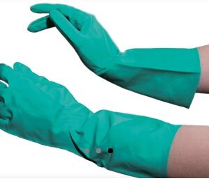 GUANTE NITRILO INDUSTRIAL SANYC EXTRA VERDE T-S