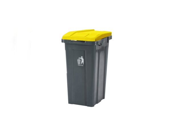 CONTENEDOR 50 lts CON TAPA AMARILLA