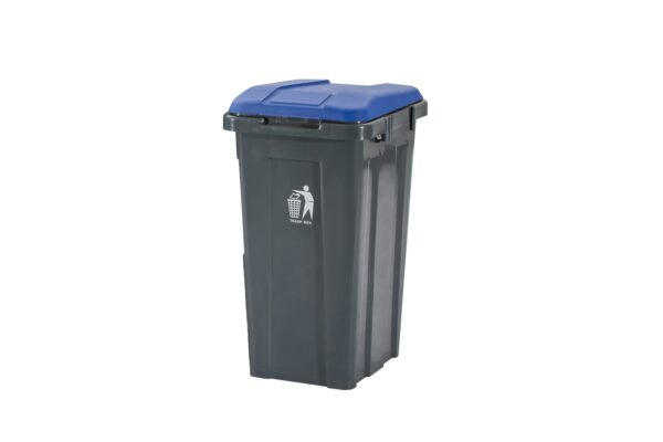 CONTENEDOR 50 lts CON TAPA AZUL