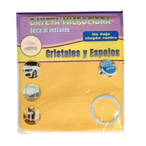BAYETA MICROFIBRA CRISTALES Y ESPEJOS