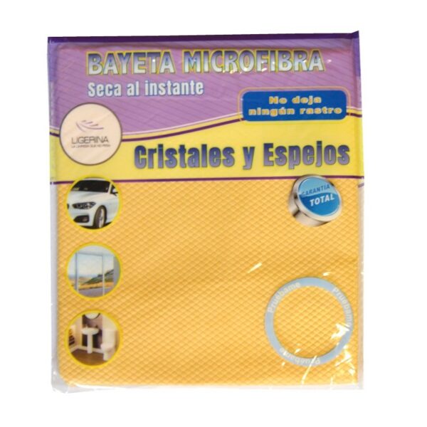 BAYETA MICROFIBRA CRISTALES Y ESPEJOS