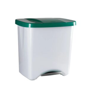 PAPELERA PEDALBIN ECOLOGICO 50L. VERDE