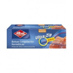 BOLSA CONGELACION ALBAL ZIPLOC MED 20UN.