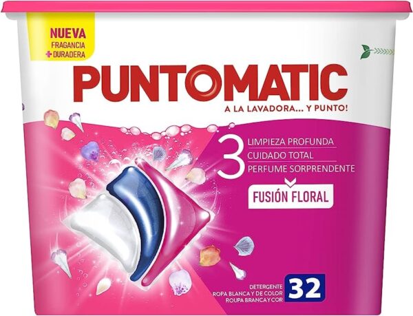 CAPSULA PUNTOMATIC LAVADORA 18 UN. FLORAL
