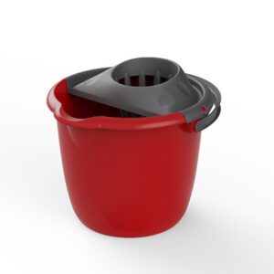 CUBO + ESCURRIDOR 14 lts ROJO