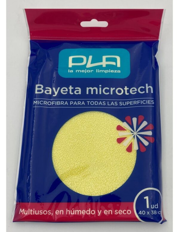 BAYETA MICROFIBRA MICROTECH AMARILLO