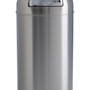 PAPELERA PUSH ACERO INOX. 40 lts