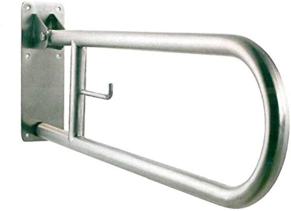 BARRA ABATIBLE 80cm INOX GIRO VERTICAL