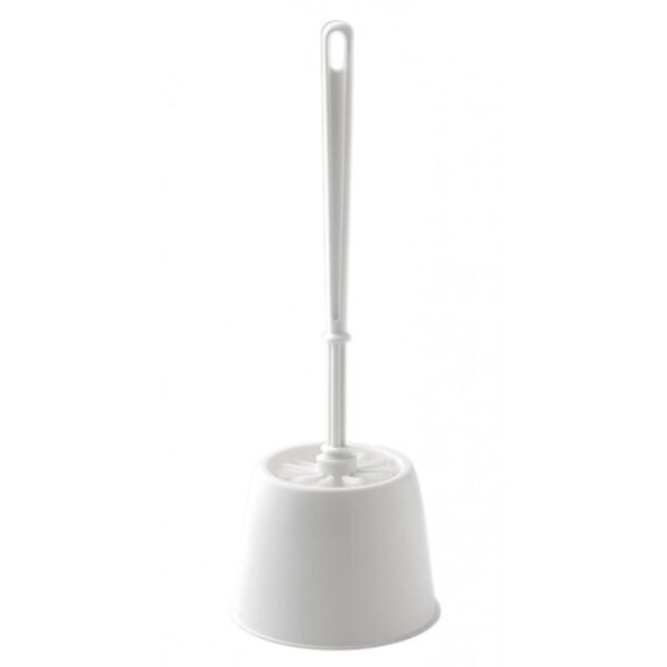 ESCOBILLA WC C/SOPORTE BLANCO AROSA
