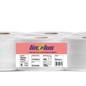 HIGIENICO EXTRACCION CENTRAL PASTA PURA MEDIUM 6R