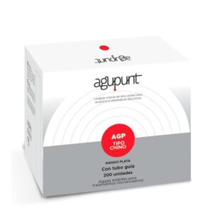 AGUJA PLATA CON GUIA, BLISTER PAPEL 0,25x25 - C-200 unds