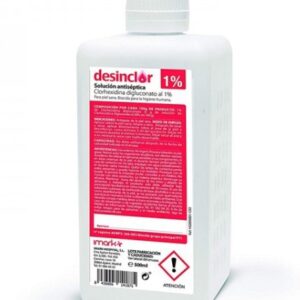 DESINCLOR CLORHEXIDINA 1% ROJO 500CC