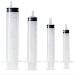 JERINGA 3 CUERPOS CONO LUER EXCÉNTRICA 10 ml. "UNIDIX" - CAJA DE 100 UDS