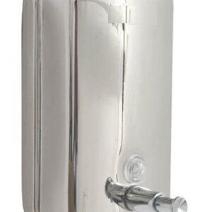 DOSIFICADOR JABON CON PULSADOR 1 LT ACERO BRILLO