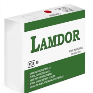 GUBIAS ESTERILES  LAMDOR DE ACERO INOXIDABLE Nº2