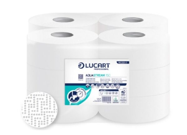 HIGIENICO IND. 2C AQUASTREAM HIDROSOLUBLE 150M 12R