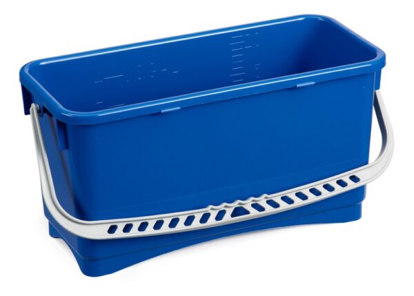 CUBO HERMETIC CRISTALERO RECTANGULAR AZUL 20 lts. C/ASA S/TAPA TTS