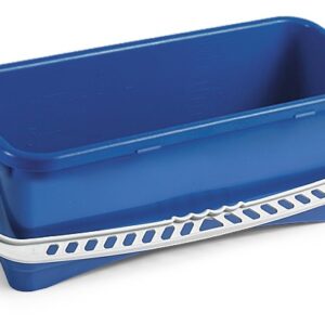 CUBO RECTANGULAR AZUL 10 lts C/ASA S/TAPA TTS