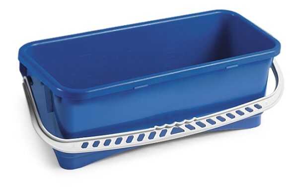 CUBO RECTANGULAR AZUL 10 lts C/ASA S/TAPA TTS