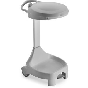 SMILE E-70 GRIS 120 LTS CON PEDAL,2 RUEDAS