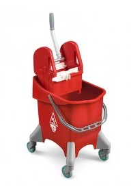 CUBO PILE CON PRENSA TEC COLOR ROJO TTS