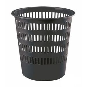 PAPELERA REJILLA GRANDE 16 lts NEGRA