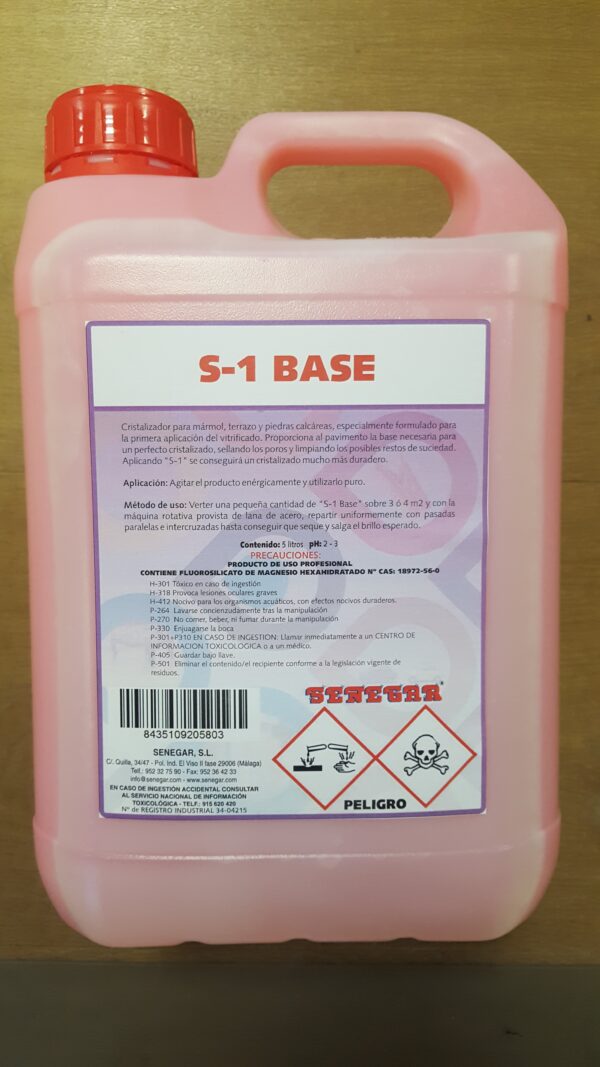S1 PRODUCTO BASE ROSA 6 KG. SENEGAR
