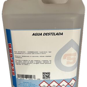 AGUA DESMINERALIZADA PETACA 5 L. -