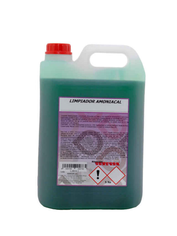 LIMPIADOR AMONIACAL SENEGAR 5 L. C3