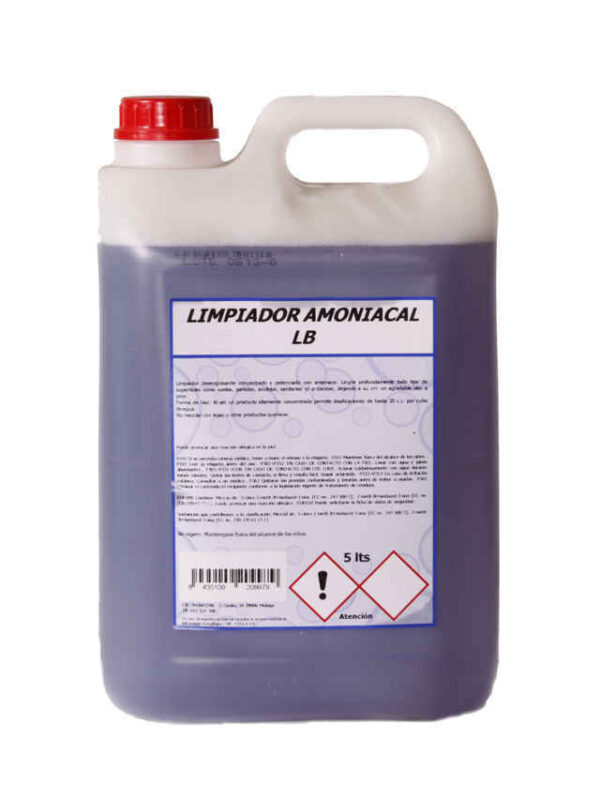 LIMPIADOR AMONIACAL LB 5 L.