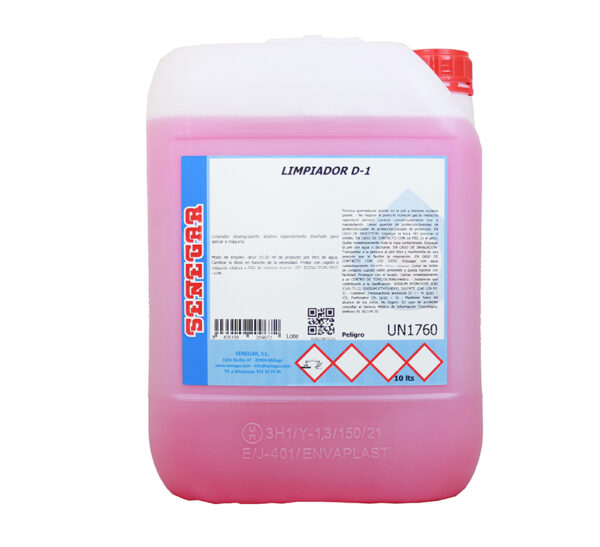 LIMPIADOR D-1 SENEGAR 10 lts