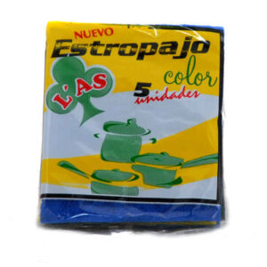 ESTROPAJO LAGIS FIBRA COLORES L-5 UN