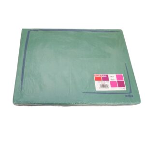 MANTEL 32X42 VERDE C/ORLAS P-500