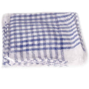 PAÑO SARGA DAMAS AZUL 12 UND.